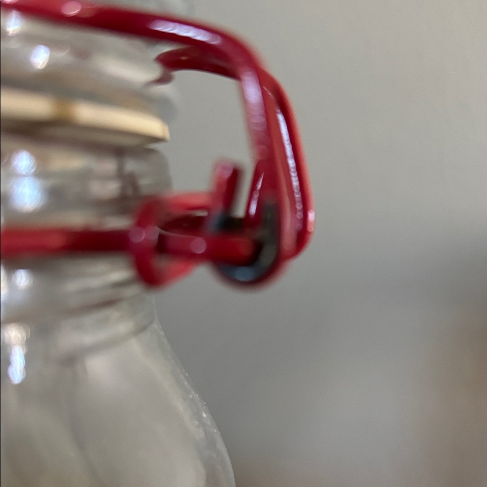 Disney Mickey Mouse Glass Jar with Red and Yellow Accents - Picture 5 of 7